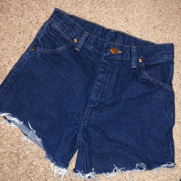 Wrangler denim dark wash shorts - Picture 2 of 2